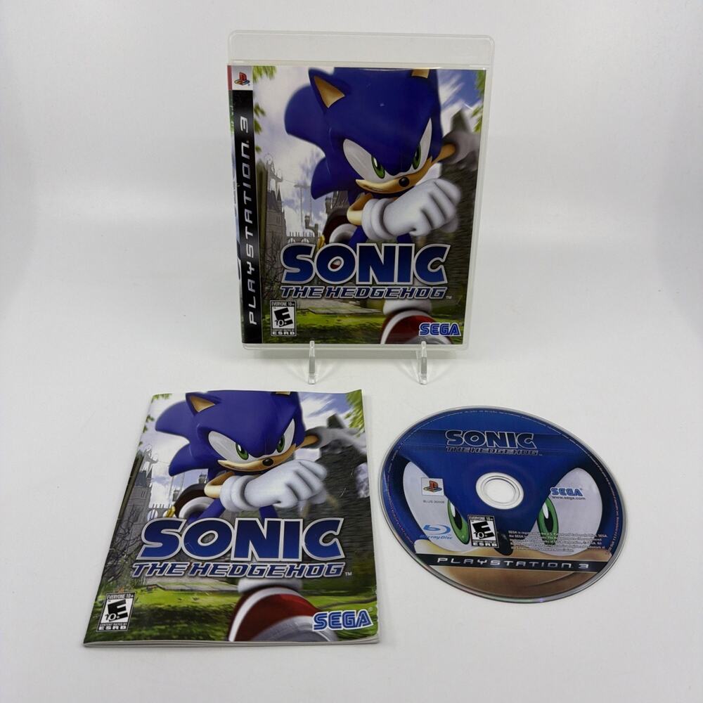 Sonic the Hedgehog (Sony PlayStation 3, 2007) PS3 CIB Complete